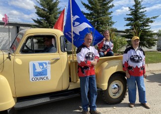 Councillors at Canada Day parade