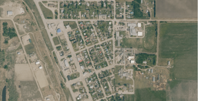 Hythe aerial photo