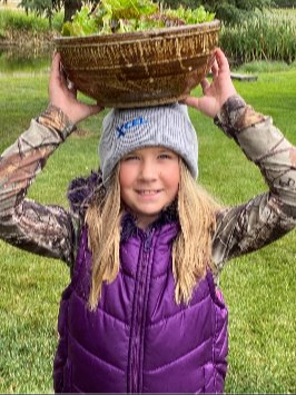 Girl with basket